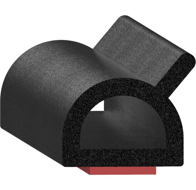 Uni-Grip 0.685x0.635 Bulb Seal - Sponge Rubber - Image 1
