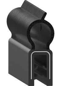 Uni-Grip 0.480x1.275 Bulb Seal - Weatherproof Rubber Seal