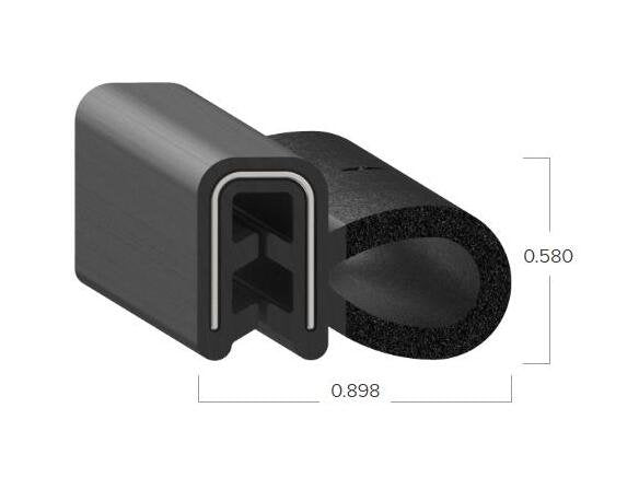Uni-Grip 0.898x0.580 in Bulb Seal for Institutional Use - Image 2
