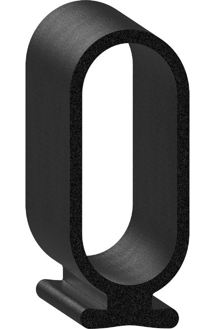 Uni-Grip 0.945" x 2.165" Top Bulb Seal - Rubber Bulb Seal - Image 1