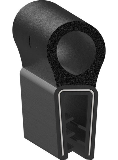 Uni-Grip 0.600" x 1.400" Rubber Bulb Seal - Image 1