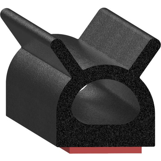 Uni-Grip 0.685" x 0.750" Bulb Seal for Construction Equipment - Image 1