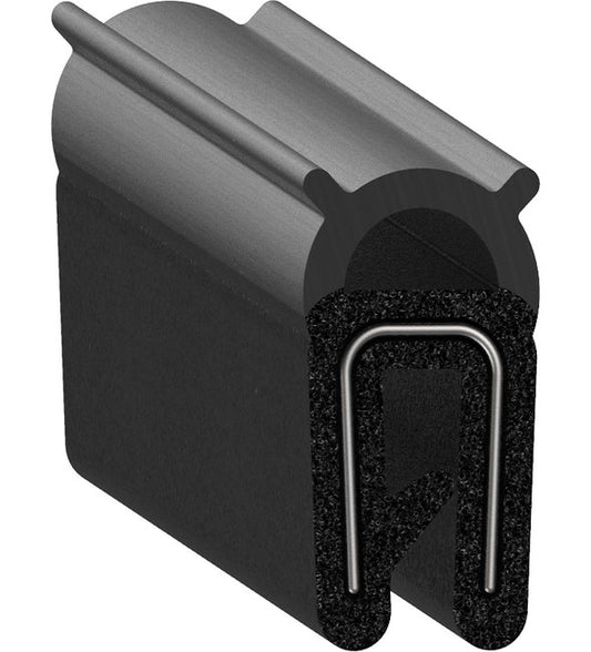 Uni-Grip 0.329x0.614 in Rubber Bulb Seal - Image 1
