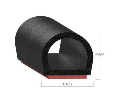 Uni-Grip 0.675x0.565 Rubber Bulb Seal - Image 2