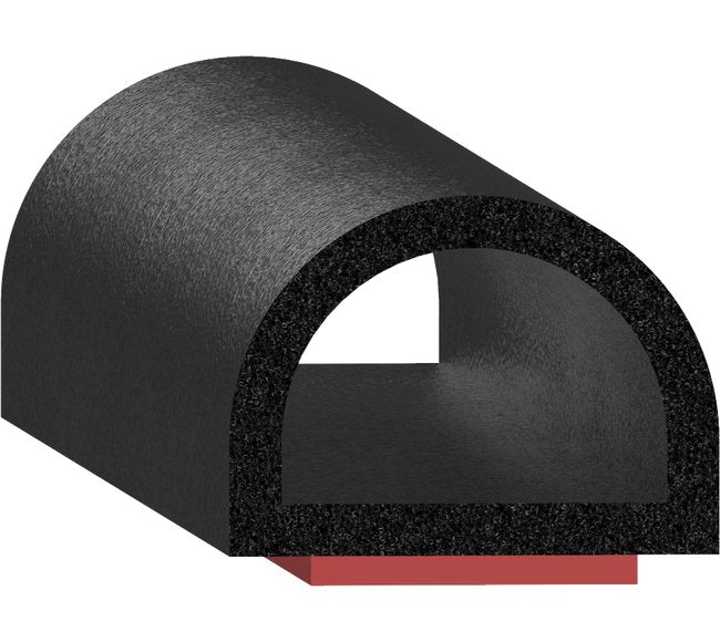 Uni-Grip 0.750x0.550 in Rubber Bulb Seal - Image 1