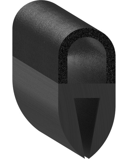 Uni-Grip Bulb Seal - 0.437" Width x 1.000" Height - Image 1