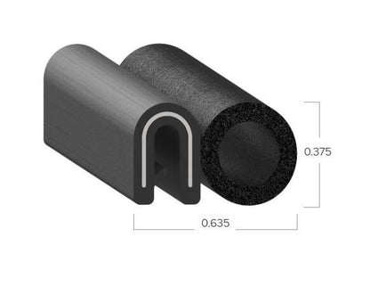 Uni-Grip 0.635" x 0.375" Bulb Seal - Image 2