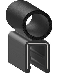 Uni-Grip 0.625in x 1.300in Bulb Seal | Rubber Flange Seal
