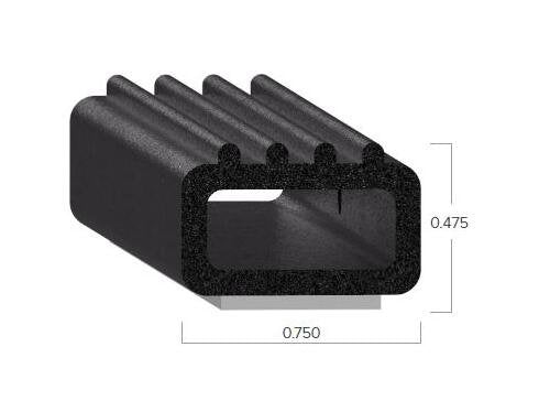 Uni-Grip 0.750x0.475 in Bulb Seal for Institutional & Consumer Use - Image 2