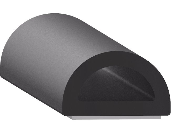 Uni-Grip 0.610x0.366 Rubber Bulb Seal - Top Mount - Image 1