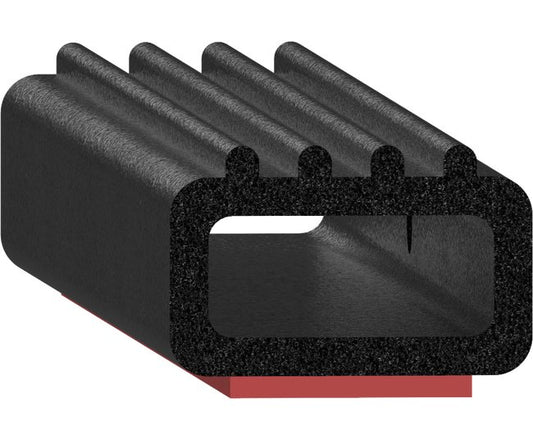 Uni-Grip 0.750x0.475 in Rubber Bulb Seal for Emergency Vehicles - Image 1