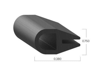 Uni-Grip 0.380x0.750 Bulb Seal - Image 2