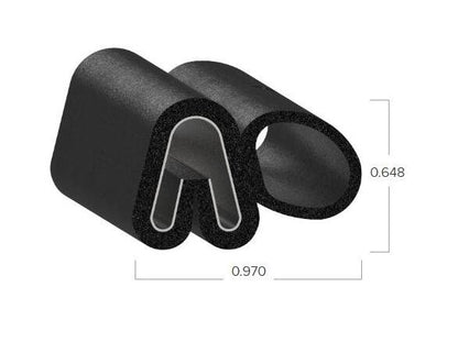 Uni-Grip 0.970x0.648 Rubber Bulb Seal - Image 2