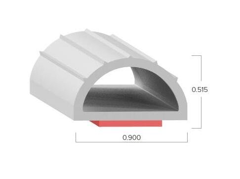 Uni-Grip 0.900x0.515 Rubber Bulb Seal - Image 2