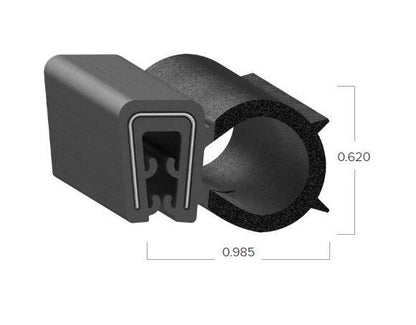 Uni-Grip 0.985" x 0.620" Bulb Seal - Image 2