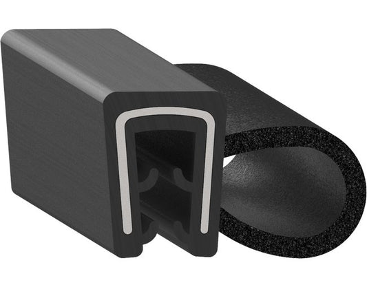 Rubber Bulb Seal - 0.900" x 0.565" - Uni-Grip - Image 1