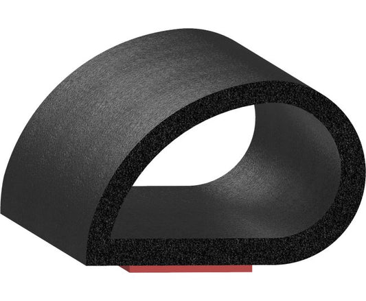 Uni-Grip 0.950" x 0.750" Rubber Bulb Seal with 3M Heat-Activated Tape - Image 1