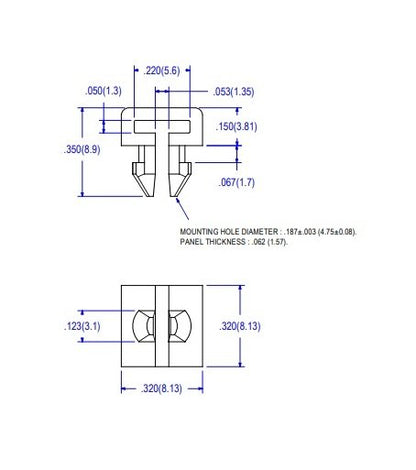51-20 Series Cable Tie Holder - Nylon 66 UL9V-2, Natural - Image 2
