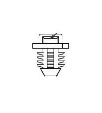 52 Series Barbed Cable Tie Holders - Nylon 66 UL94V-2 - Image 1