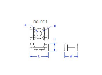 11 Series Nylon Screw Mount Cable Tie Holders - Image 3