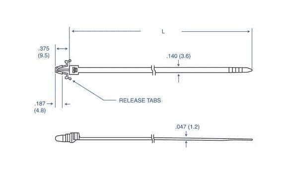 14 Series Arrowhead Cable Ties - Pack of 1000 - Image 2