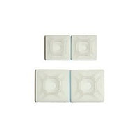Nylon 66 4 Way Cable Tie Mounting Bases - Pack of 2