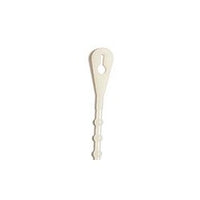 06 Series Beaded Nylon Cable Ties - UV Black, Reusable, UL94V-2, ASTM D4066 Compliant
