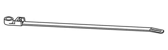 UV Black Nylon Mounting Head Ties - Assorted Sizes, Pack of 1000 - Image 2