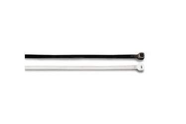 UV Black Nylon 66 Cable Ties, 50 lb. Min. Loop Tensile Strength - Image 1