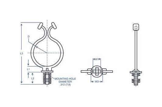 38 Series Heavy-Duty Nylon Twist Lock for Wire Routing - Image 2