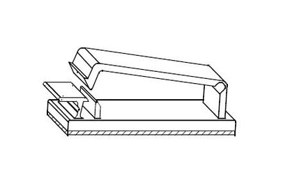 Flat Wire Clip/Clamp - Adhesive Back - 63-250 Series - Image 1
