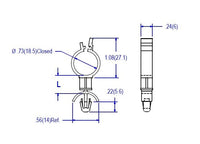 78 Series Stand-Off Locking Clip for Wire Routing Devices