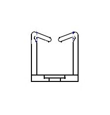 Wire Saddle Snap Rivet Mount - 01SR Series - Image 1