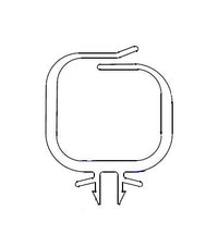 80 Series Optical Fiber Saddle - Square Mount Hole (1" Bundle)