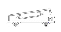 72 Series Tension Flat Wire Clip/Clamp Arrowhead Mount