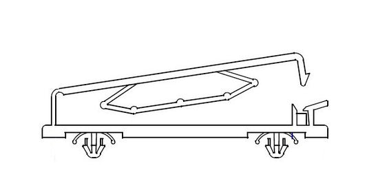 72 Series Tension Flat Wire Clip/Clamp Arrowhead Mount - Image 1