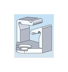 00SR Series Wire Saddle Snap Rivet Mount - Pack of 1000 - Image 1