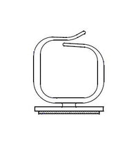 79 Series Optical Fiber Saddle - Adhesive Mount for Wire Routing