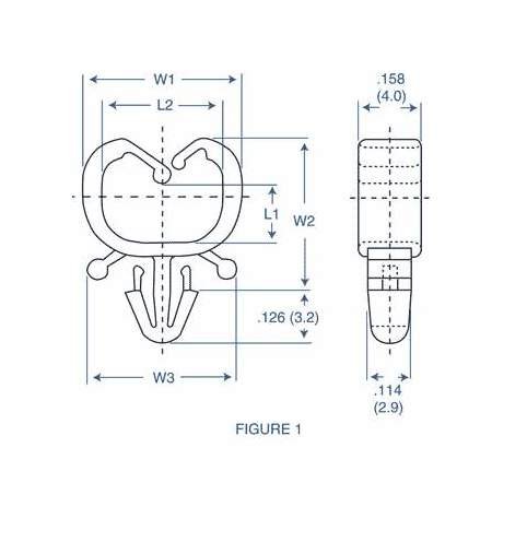 Miniature Wire Saddle - Nylon 6, Natural, 11 Series - Image 2