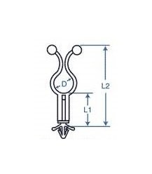Twist Lock Standoff Bundle for Wire Routing - 35 Series (.40-.48) - Image 2