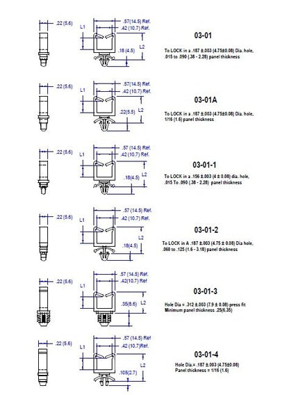 01 Series Wire Saddle - Wire Routing Device - Image 2