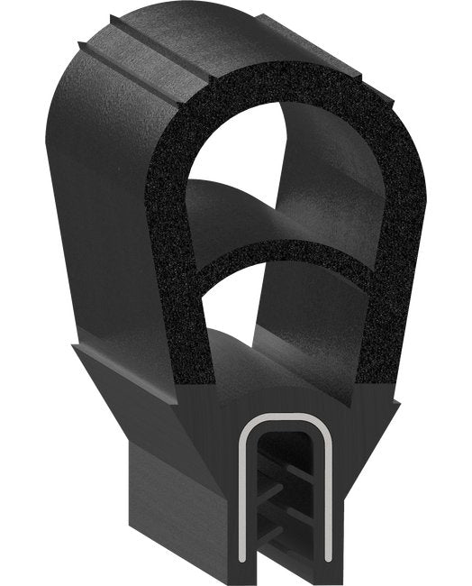 Uni-Grip 1.000" x 1.850" Rubber Bulb Seal - Image 1