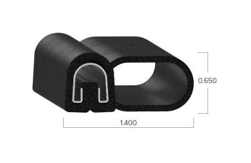 Uni-Grip 1.400-Inch Width Bulb Seal - Image 2