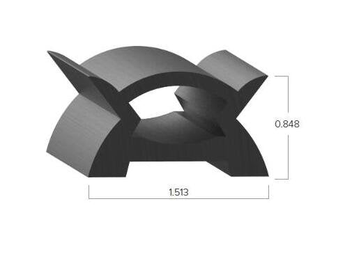 Uni-Grip 1.513in x 0.848in Bulb Seal - Image 2