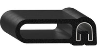 Uni-Grip 1.860" x 0.650" Bulb Seal - Rubber, Side Flange