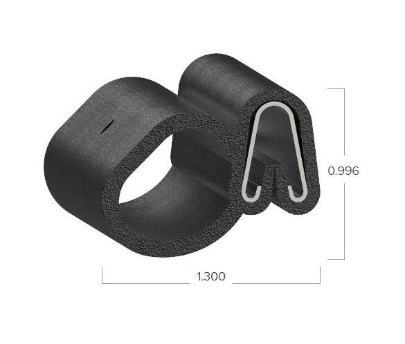 Uni-Grip 1.300x0.996 Rubber Bulb Seal - Image 2
