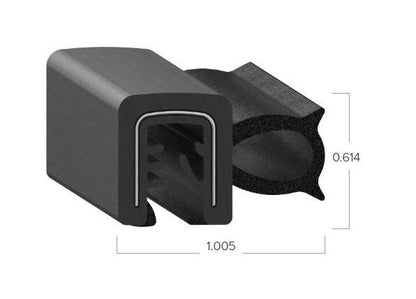 Uni-Grip 1.005" Width Bulb Seal - Image 2