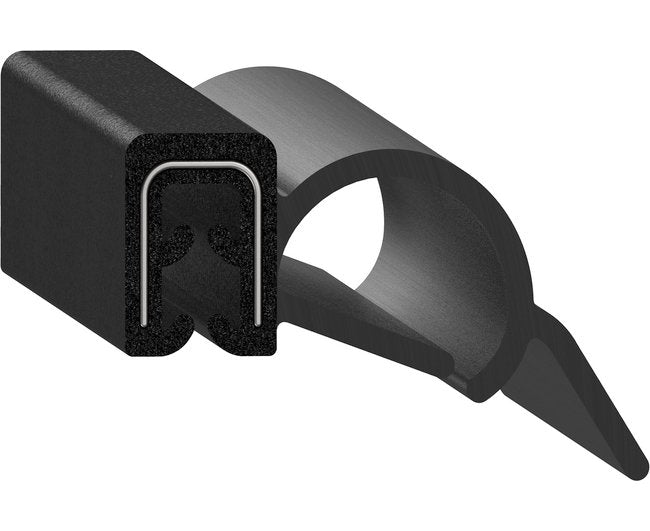 Uni-Grip 1.306" x 0.575" Rubber Bulb Seal - Image 1