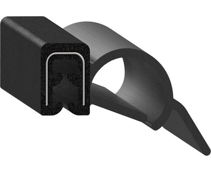 Uni-Grip 1.306" x 0.575" Rubber Bulb Seal - Image 1