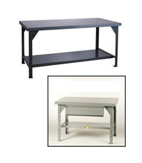 VWW-3048, 10,000 Pound (lb) Capacity Fixed Height Heavy Duty Welded Workbench